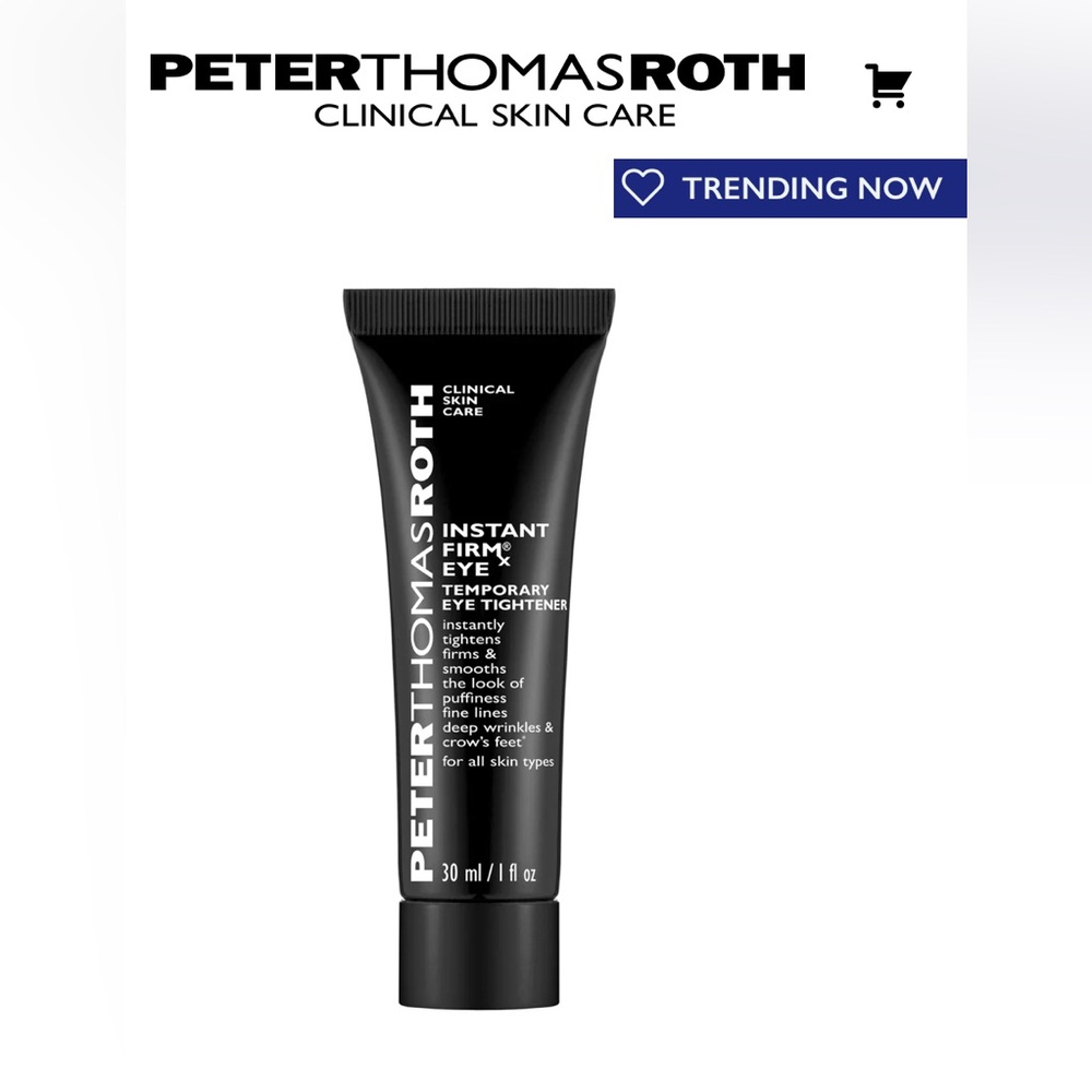 NEW Peter Thomas Roth Instant FirmX Eye Temporary Eye Tightener Cream 1 fl oz - Picture 3 of 5